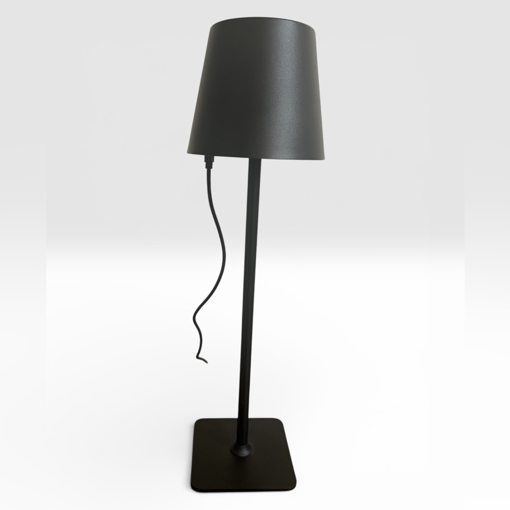 NWOB Origin 21 15-in Matte Black LED On/Off switch Table Lamp with Plastic Shade